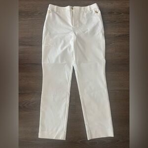Lilly Pulitzer Ana High Rise Dress Pants in Coconut